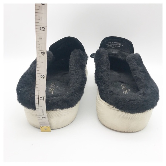 J/Slides‎ NYC Black Suede Slip Ons Size 10 - Picture 6 of 11